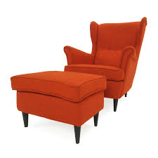 $1,372 designed by christer blomquist, these lounge chairs continued ikea's love affair with metal. Wingback Chair Ikea Bedroom Chairs Simple Barrel Slipcover Discount Furniture Strandmon With Sheepskin Slipcovers For St Macy Review Apppie Org