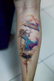 The storm umbrella tattoo by vtimv is a tattoo design of the umbrella with thunder clouds. 30 Trendy Tattoo Foot Watercolor Ink Umbrella Tattoo Simple Tattoos For Guys Sister Tattoos