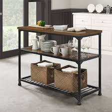 Delesha Multifunction Prep Table With Wood Top Cozinhas Decoracao Cozinha