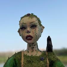 Forest Elf Fairy Art Doll With Crow, OOAK Collectible Handmade Fantasy  Doll, Whimsical Hand Painted Figurine, Mythical Magical Sculpture