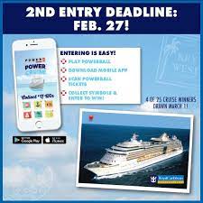 Play Powerball And Enter To Win Big And Adventure Bigger There Will Be Six Weekly Drawings Starting Feb 22 Where A To Lottery Strategy Power Balls Powerball