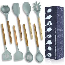 Maybe you would like to learn more about one of these? Spoons Turners Spatulas Ladle Pasta Sever Kitchen Tools Gadget For Gifts Dealz Frenzy Kitchen Utensil Set 8 Piece Natural Acacia Wooden Silicone Cooking Utensils Set For Nonstick Cookware Utensil Sets Home