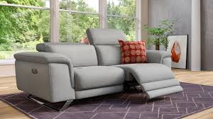 Elektrische relaxfunktion per knopfdruck an beiden sitzen. Zweisitzer Sofa Mit Relaxfunktion Sofanella