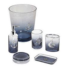A selection of favorite nautical living room decor and interior design ideas. Nautical Bathroom Accessories Bed Bath Beyond