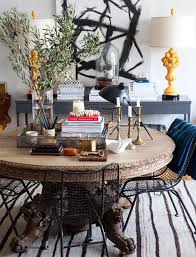 15 Eclectic Dining Rooms The Fox She Chicago Fashion Blog Eclectic Dining Room Round Wood Dining Table Dining Room Inspiration