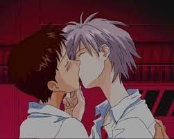 Shinji kaworu kiss