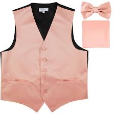 Men's suspender bow tie and pocket square sets with clips or buttons wedding colors. Men S Formal Vest Tuxedo Waistcoat Bowtie Hankie Set Mauve Rose Pink Prom Mens Formal Vest Formal Vest Vest
