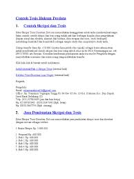 Tesis sampah adalah buangan yang dihasilkan dari suatu proses produksi baik industri maupun domestik ( rumah tangga ) atau barang bekas yang sudah tidak terpakai. Contoh Tesis Hukum Perdata Pdf Contoh Soal Dan Materi Pelajaran 7