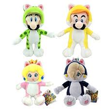 Here is a small collection of cute cat coloring pages for kids that will ensure your that he has an amusing time as he remembers his favorite furry little friend. One Set Of 4 Super Mario 3d World Plush Toys Cat Mario Luigi Princess Peach Rosalina Stuffed Animal Soft Figure With A Free Super Mario Badge As Gift Buy Online In Qatar
