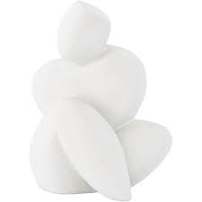 Statue en grès Floda blanc Venture Home