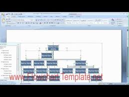 How To Make An Organizational Chart Youtube