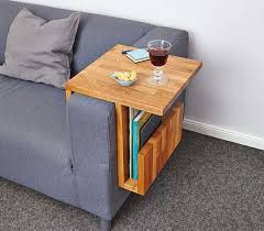 Want your end table to look a tad more rustic? 30 Awesome Wooden Couch Arm Side Table Ideas Todo Muebles Muebles De Bricolaje Muebles Hogar
