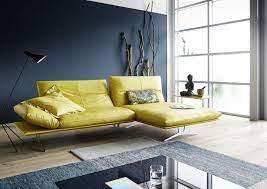 Koinor Ledersofa Francis Gelb Living Room Decor Modern Sofa Design Sofa