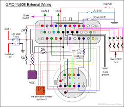 4l60e External Schematic In 4l60e Transmission Wiring Diagram Chevy Transmission Transmission Electrical Circuit Diagram