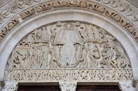 Autun Saone Et Loire Cathedrale Saint Lazare Tympan Du Jugement Dernier Medieval Art Romanesque Art Romanesque