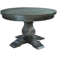 Cherry finish kitchen & dining room sets : Bowood Night Dark Reclaimed Wood Round Dining Table Dining Room From Breeze Furniture Uk