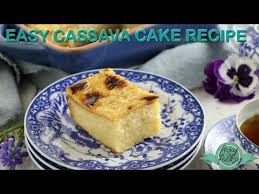 Easy Cassava Cake Recipe Recipe Cassava Cake Recipes Filipino Food Dessert