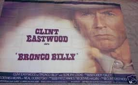 BRONCO BILLY clint eastwood french giant movie poster