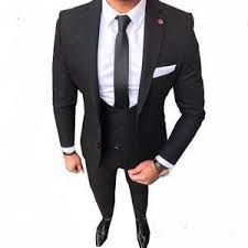 3 Piece Black Wedding Suit Groom Latest Coat Pant Designs Beige Men Suit Prom Tuxedo Slim Fit 3 Piece Groom Wedding Suits For Men Custo Designer Suits For Men Tuxedo For Men Black Suit Wedding
