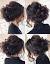 Bun With Curls Hanging Down