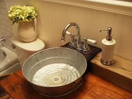 galvanized tub sink