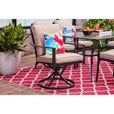 Style Selections Glenn Hill Rectangle Dining Table Steel And Glass Dark Brown 66 In X 40 In X 28 1 4 In Fts81116b Rona