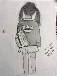 Karakalem düz saçlı kız çizimi kız nasıl çizilir kara kalem çizim çalışması resmi çizimi videosu not: Karakalem Kiz Resimleri Cizmek