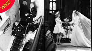 Key points there are also shots of meghan being handed her wedding bouquet before walking down the aisle with prince charles, who stepped in when her father. Meghan Markle And Prince Harry Share Intimate Unseen Wedding Photos On Anniversary Mirror Online