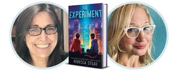 Rebecca Stead in conversation with Jennifer L. Holm discussing The  Experiment
