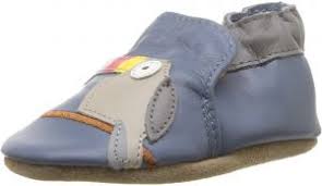 robeez boys soft soles crib shoe tucan tom china blue 6