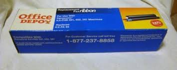 Office Depot Replacement Fax Ribbon For Use With Panasonic Kx Fhd 331 332 351 Machines Replaces Kx Fa 93 Document Cameras Fax Office Depot