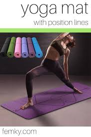 Yoga Mat With Position Lines In 2020 Buy Yoga Mat Yoga Mat Yoga Journal