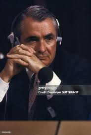 Portrait de John Akers, président d'IBM, lors des assises de la... News  Photo