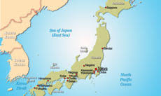 Japan is an island nation located in east asia primarily near the pacific ocean. Japan Blank Map By Freeworldmaps Net