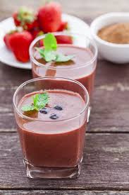 Low fat chocolate berry dessert : Healthy Snack Recipe Low Fat Chocolate Berry Smoothie 12 Tomatoes
