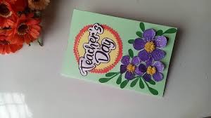 This card is easy to make but requires little effort. Teachers Day Card Handmade Teachers Day Card Making Idea