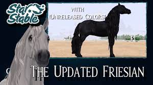 Sso The New Friesian Horse All Colors Gaits And Special Mane Style Youtube