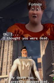 Fortnite Vs Minecraft Funny Gaming Memes Relatable Meme Funny Games