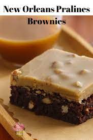 New Orleans Praline Brownies Recipe Desserts Chocolate Dessert Recipes Dessert Recipes