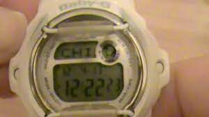 Set Time On Your Baby G Watch Youtube