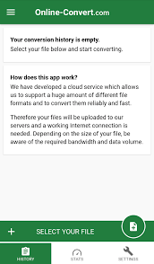 Para convertir el archivo pdf a otro formato, toque el icono de «tres puntos» a la derecha para iniciar el proceso de conversión. New The Online Convert Ios App Online File Conversion Blog