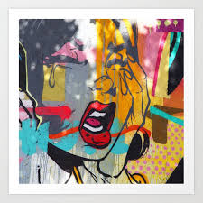 Pop Art Comic Graffiti Miami Beach Street Art Art Print By Jenniferjacksonphotography Society6