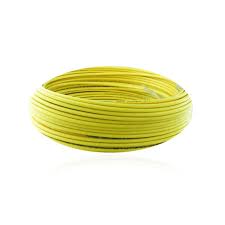 Inter Electricas Alambre De Cobre Aislado Thhn No 8 Amarillo De Metro