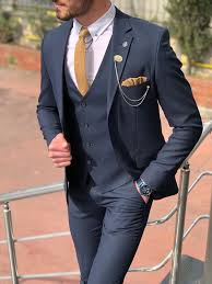 Buy Blue Slim Fit Suit By Gentwith Com With Free Shipping Blue Slim Fit Suit Blue Suit Men Mens Fashion Suits