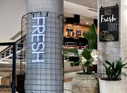 Strathpine Shopping Centre Fresh Signage Branding By Dovetail Design Group Retail Design Blog Retail Signage Column Design Pillar Design