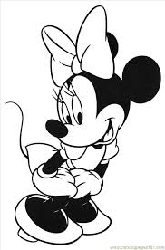 This shows the iconic pose of minnie mouse with an open, cheerful smile, surrounded by hearts. Minnie Mouse Color Page4 Coloring Page For Kids Free Minnie Mouse Printable Coloring Pages Online For Kids Coloringpages101 Com Coloring Pages For Kids