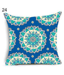 All orders are custom made and most ship worldwide within 24 hours. Geometric Mandala Throw Pillow Case Polyester Sofa Cushion Cover Home Decor Buy Geometric Mandala Throw Pillow Case Polyester Sofa Cushion Cover Home Decor Online At Low Price Snapdeal