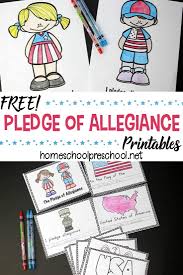 Just select the option below and then the bookmarks are already ready to print. Free Preschool Pledge Of Allegiance Printables