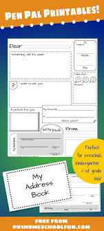 Free Pen Pal Printables For Kids Pen Pal Letters Letters For Kids Penpal