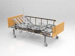 ahsap baslikli aluminyum korkuluklu 2 motorlu elektrikli hareketli karyola sistemleri karyola yatak evler